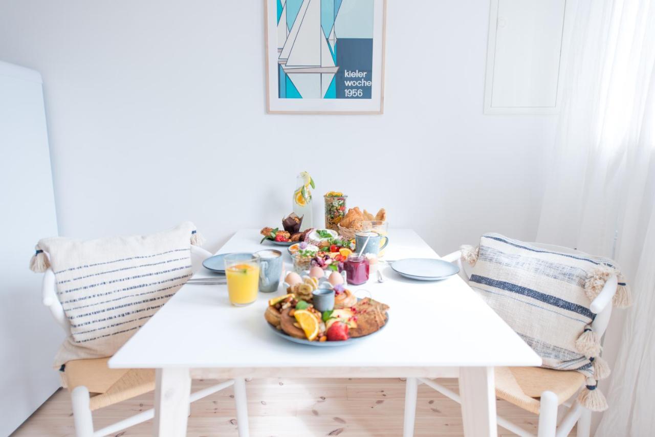 Nordic Bo -Wellen Wald Und Wilde Kueste- Strandnahe Doppelhaushaelfte Mit Waldterrasse Surendorf Exteriör bild