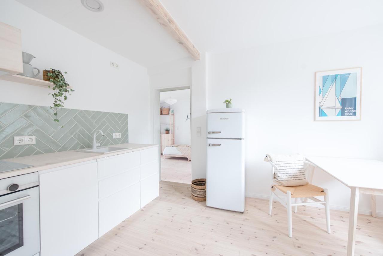 Nordic Bo -Wellen Wald Und Wilde Kueste- Strandnahe Doppelhaushaelfte Mit Waldterrasse Surendorf Exteriör bild