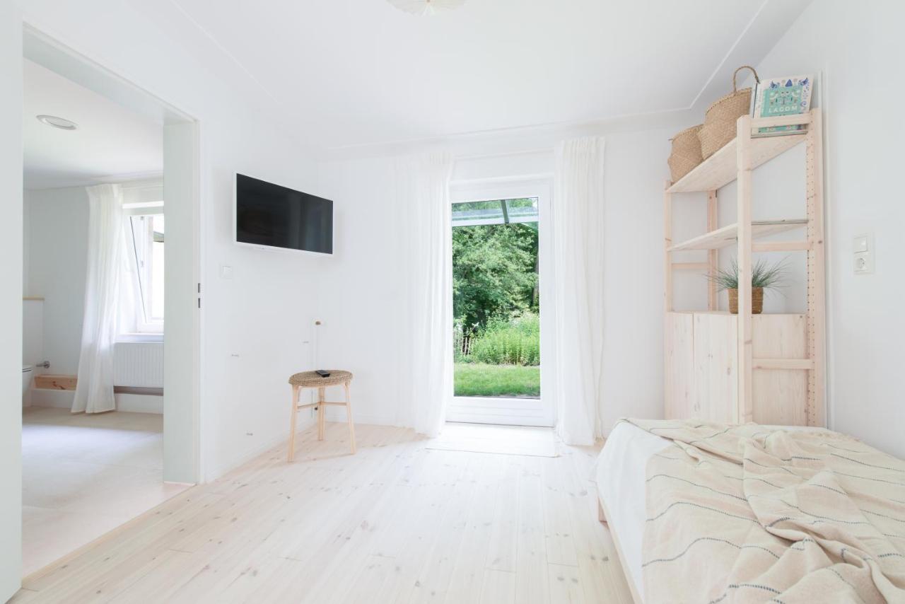Nordic Bo -Wellen Wald Und Wilde Kueste- Strandnahe Doppelhaushaelfte Mit Waldterrasse Surendorf Exteriör bild